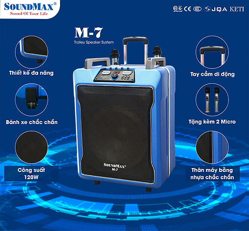 Loa Soundmax M7 Du lịch