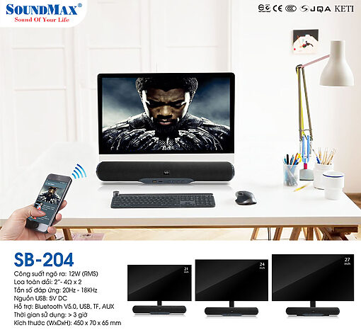 Loa soundbar SoundMax SB-204