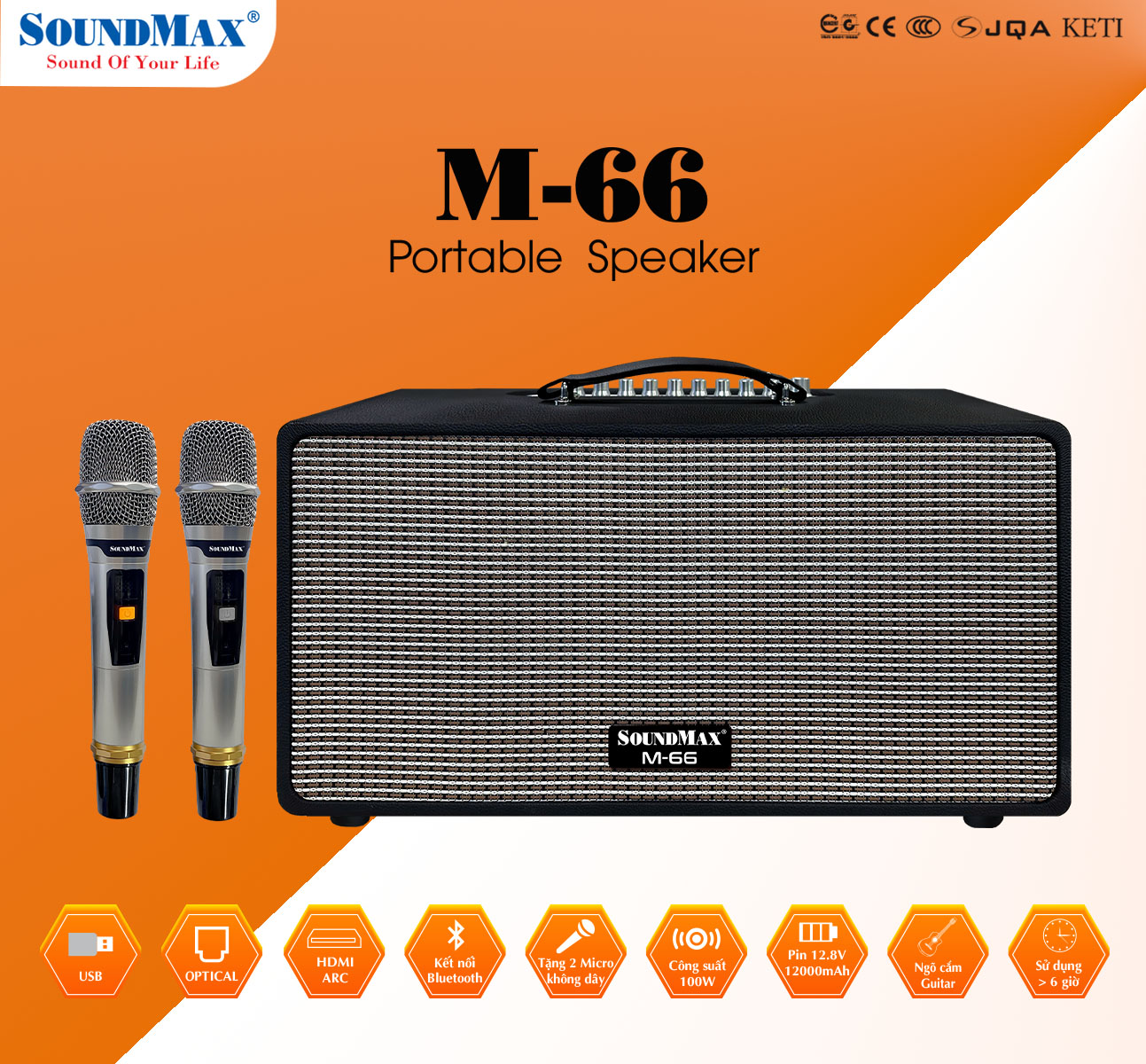 Loa SoundMax M-66