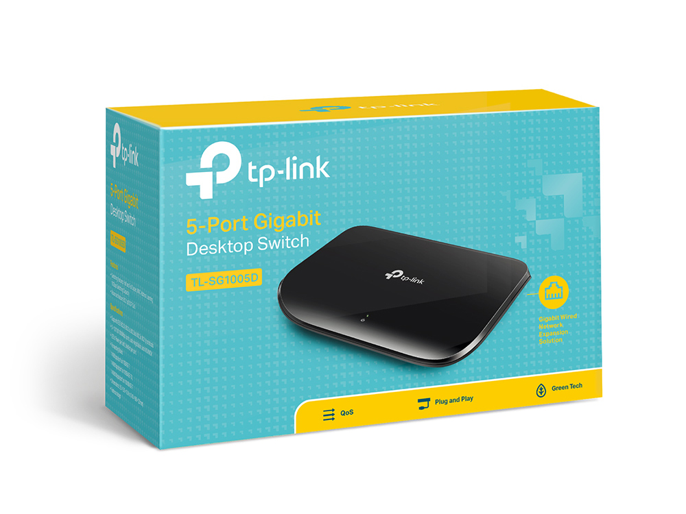 SWITCH 5 PORT 1G TPLINK TL-SG1005D