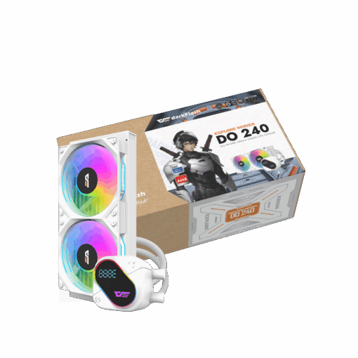 TẢN NHIỆT NƯỚC AIO CPU DARKFLASH DO240 WHITE - Ảnh 5