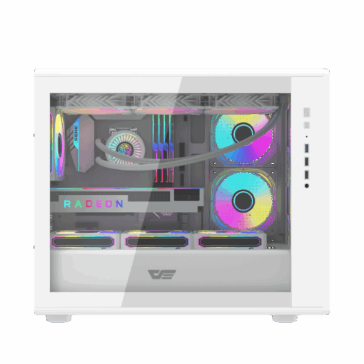 Vỏ case Darkflash DB460M White (M-ATX)