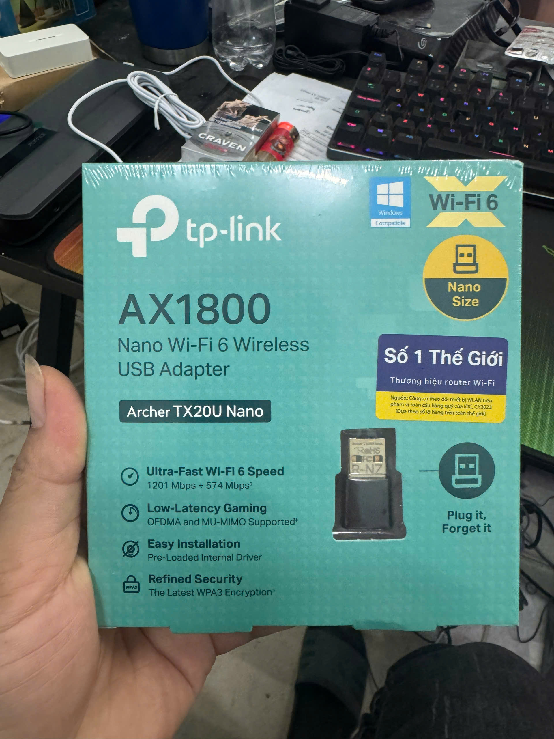 USB WiFi 6 TP-Link Archer TX20U Nano