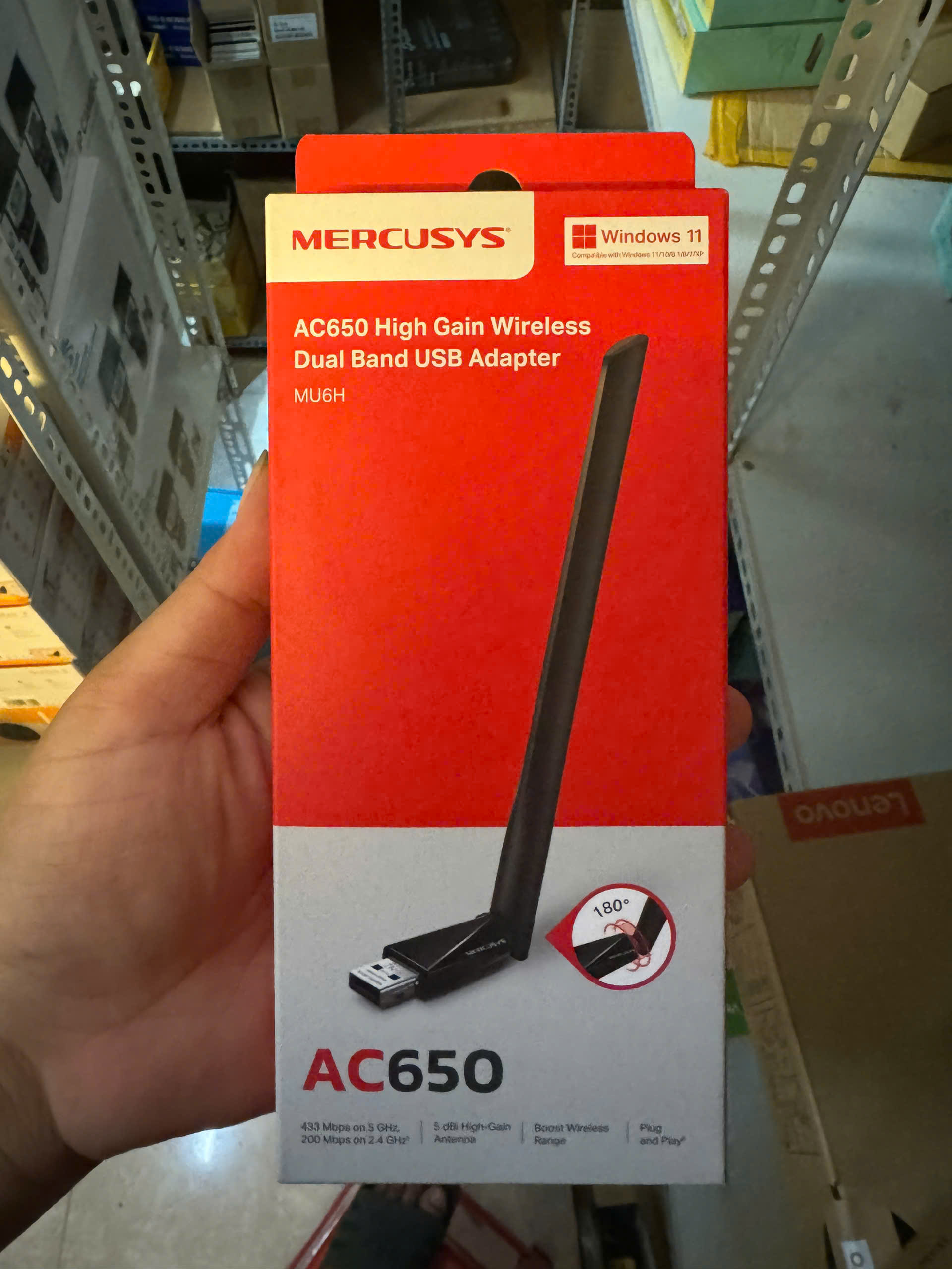 USB WiFi Mercusys MU6H