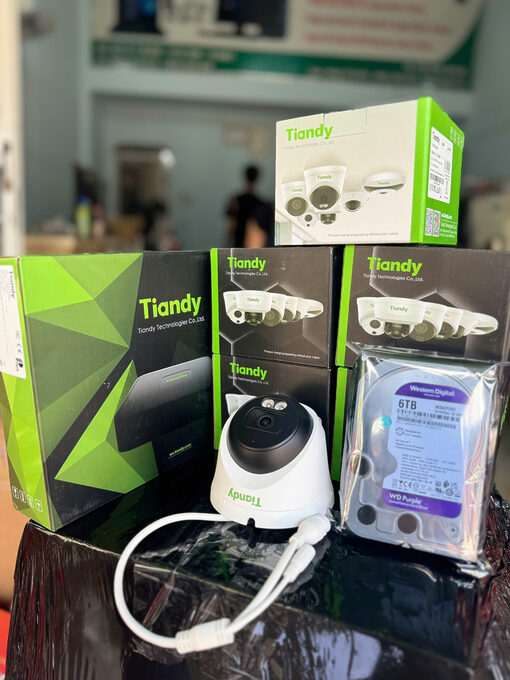 Trọn Bộ 10 Camera Tiandy 4MP