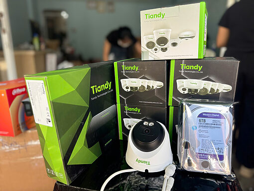 Trọn Bộ Camera 5 Mắt Tiandy Chính Hãng