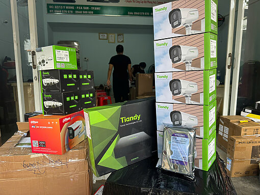 Trọn Bộ Camera Tiandy 5 Mắt 4MP Full Color