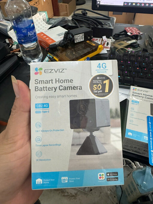 Camera Wifi dùng pin 3MP EZVIZ CB2 4G (2K)