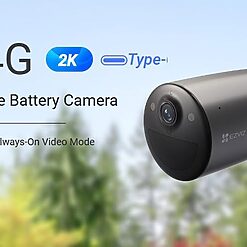 Camera EZVIZ EB3 4G Kit – Camera pin 4G + Solar 5W, giám sát mọi nơi không cần Wi-Fi