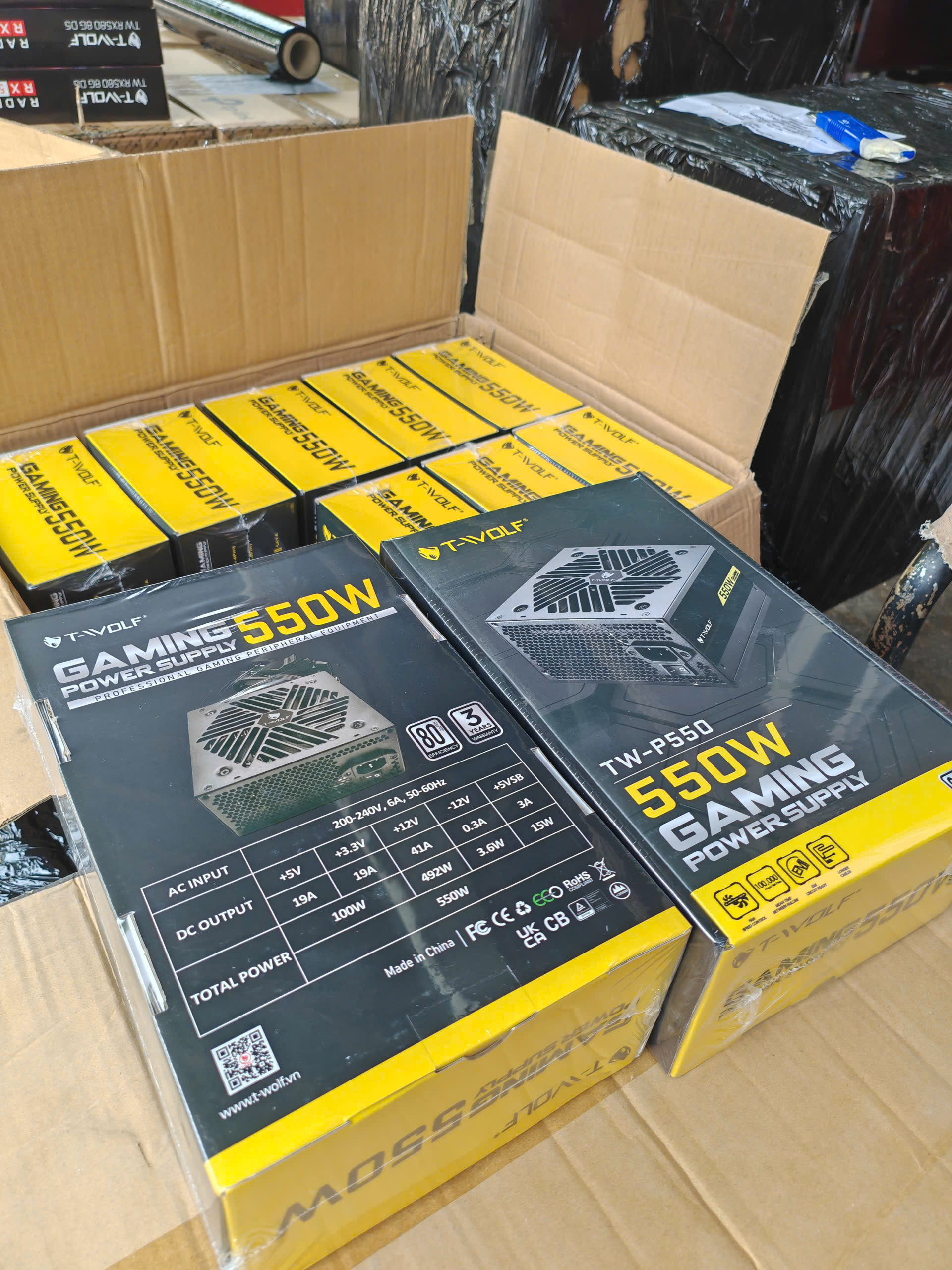 lắp đặt camera uy tín tại Đắk Lắk Nguồn máy tính T-WOLF TW-P550 (550w) 80 Plus | Tấn Phát AD