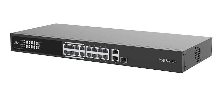 lắp đặt camera uy tín tại Đắk Lắk Switch UNV NSW3000-16T1GT1GC-LPOE-IN 16 cổng PoE 10/100Mbps