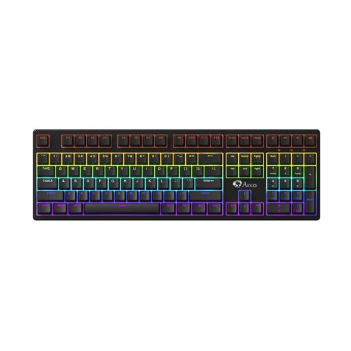 Bàn phím cơ Akko 3108 SR Black Shine Through