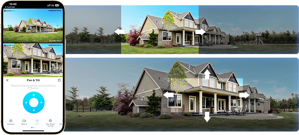 EZVIZ CB90 Chạm để điều khiển