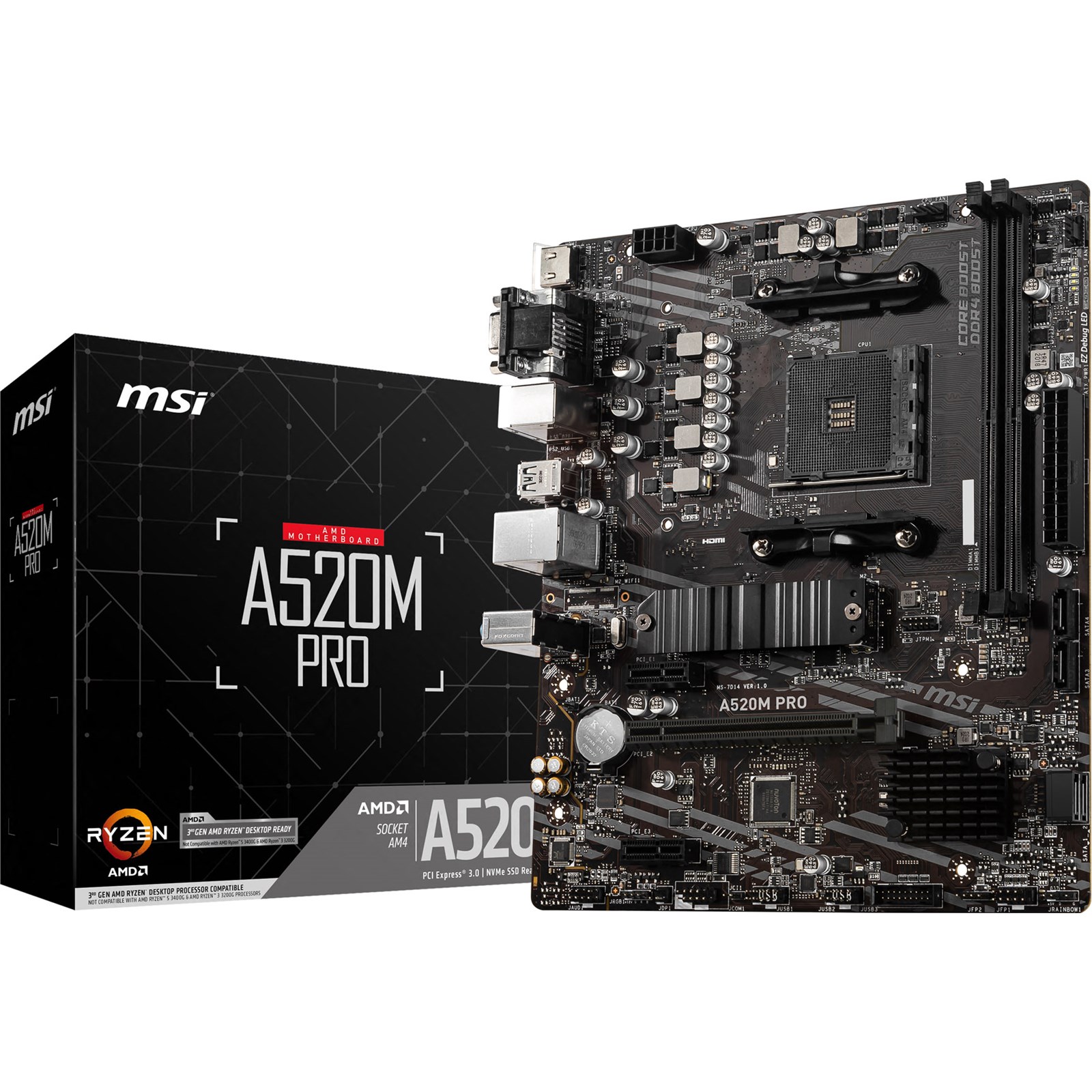 Mainboard (AMD) MSI A520M-A PRO