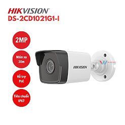 Camera IP 2MP thân trụ HIKVISION DS-2CD1021G1-I