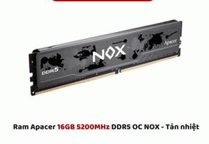 RAM APACER OC NOX 16GB (1X16GB) DDR5 5200MHZ Đen