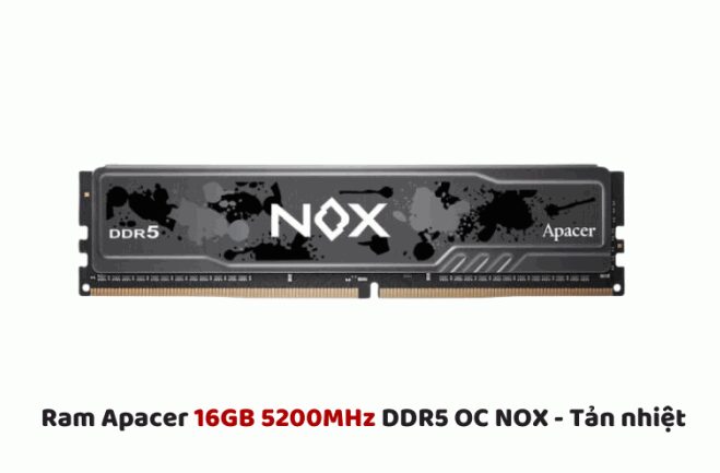 RAM APACER OC NOX 16GB (1X16GB) DDR5 5200MHZ Đen