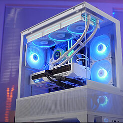 Case máy tính MIK LUMINE 4FA White – Tinh tế, nổi bật không gian setup | Tấn Phát AD