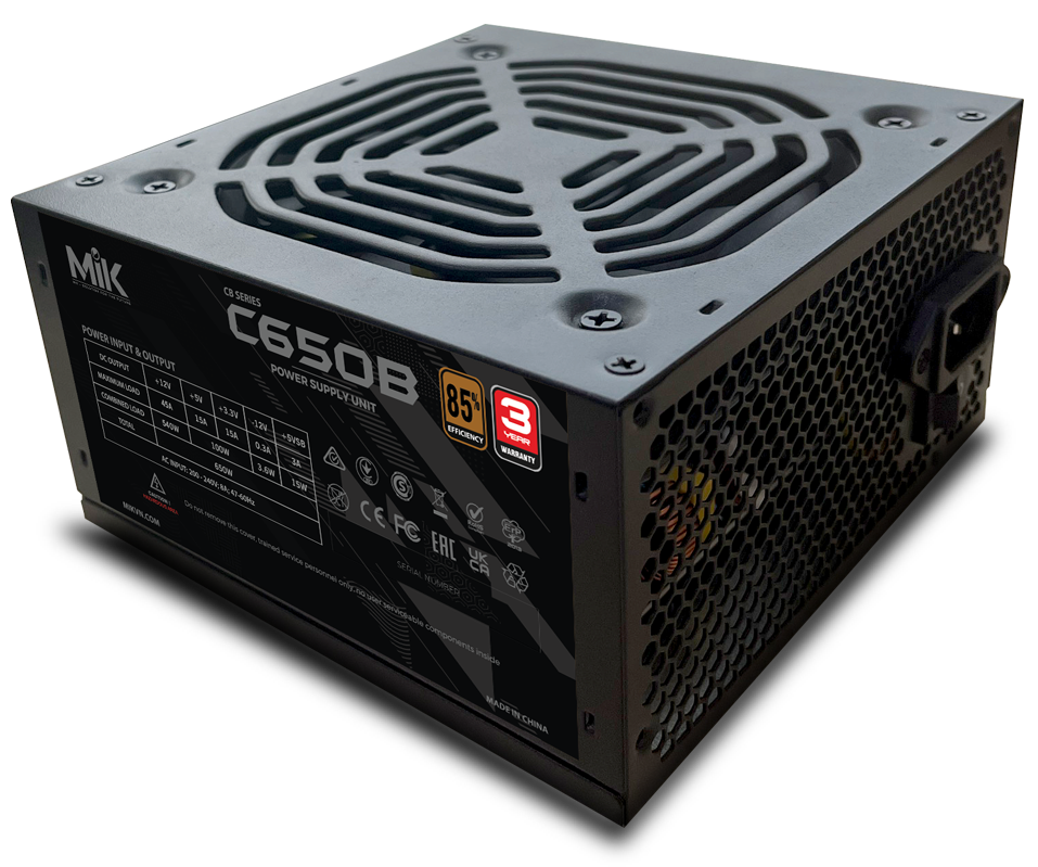 NGUỒN MIK 650W SPOWER C650B 85% EFFICIENCY
