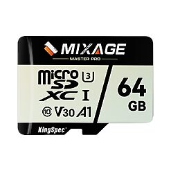 Thẻ nhớ Micro SD card KingSpec Mixage 64GB – Bền bỉ, tốc độ cao, bảo hành 60 tháng