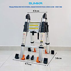 Thang nhôm rút đôi SUMIKA SK500D NEW 2.5m