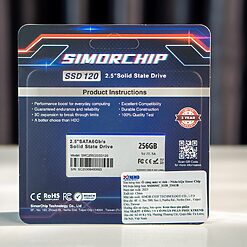 Ổ cứng SSD SATA Simorchip S120 256GB 2.5" - Chính hãng | Tấn Phát AD