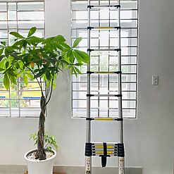 Thang rút nhôm Sumika SK380 3.8m – Gọn nhẹ, tải 300kg, an toàn tuyệt đối | Tấn Phát AD