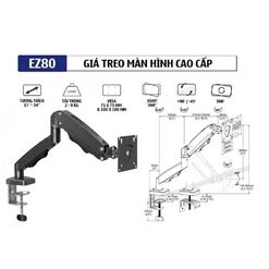 Giá đỡ Màn hình Ergotek EZ80 (17 - 34 inch)