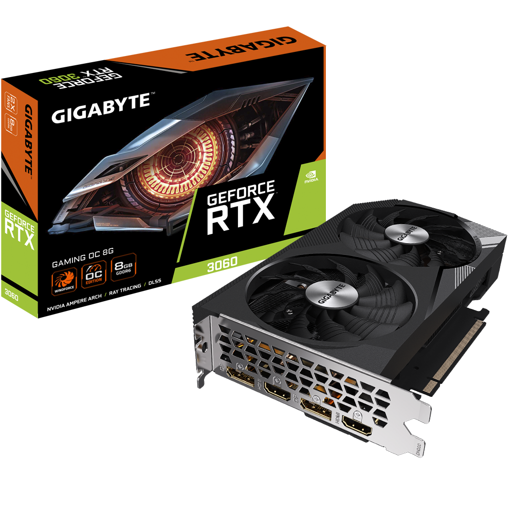 VGA Gigabyte RTX 3060 GAMING OC 8GB