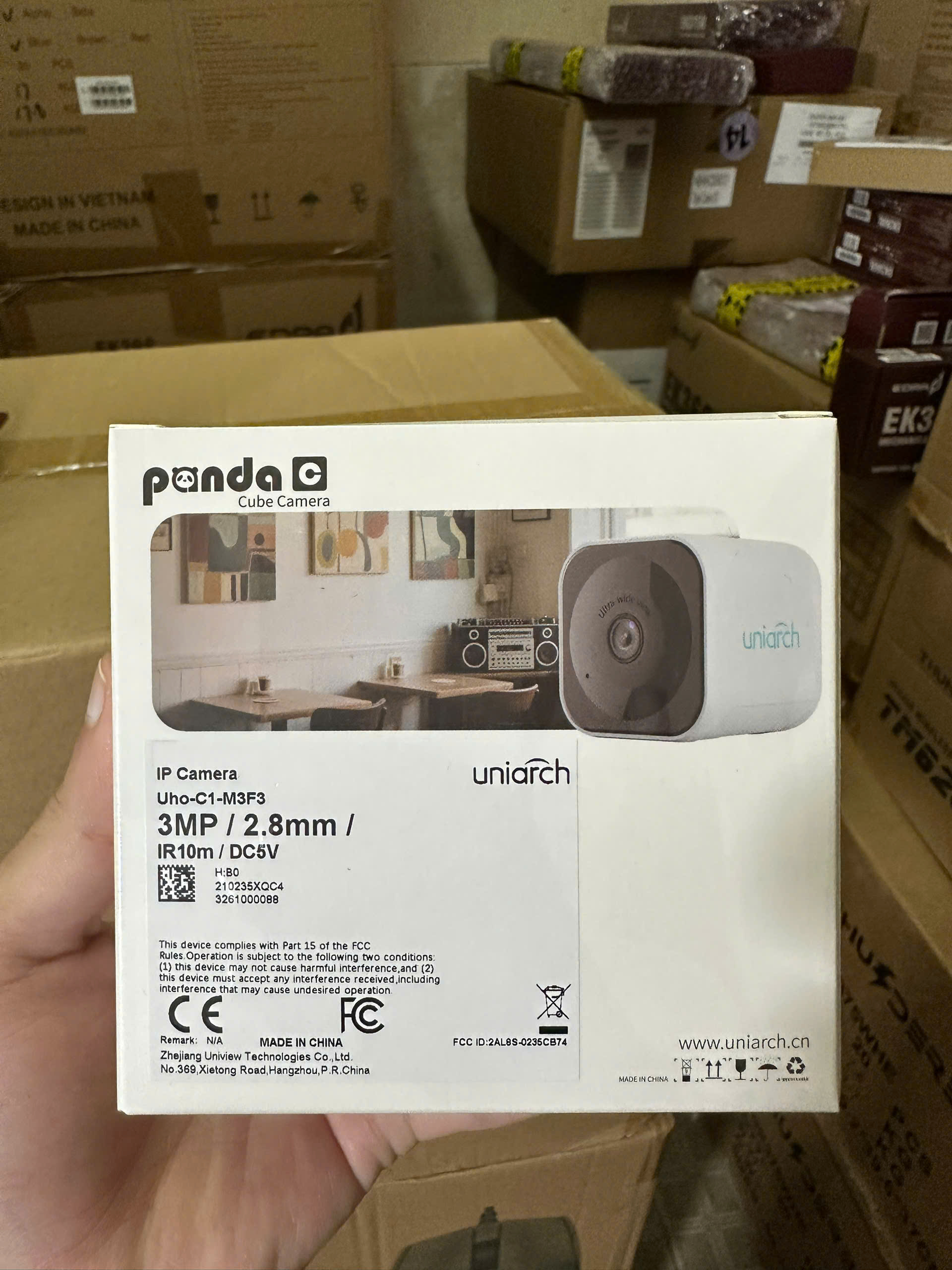 lắp đặt camera uy tín tại Đắk Lắk Camera WiFi 3MP Uniarch Uho-C1-M3F3 – Nhỏ gọn, đàm thoại 2 chiều, phát hiện người & thú cưng