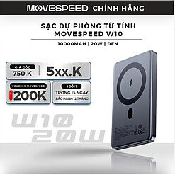 Sạc dự phòng từ tính Movespeed W10