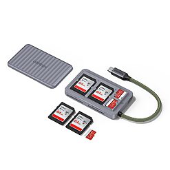 Đầu Đọc Thẻ UGREEN USB C 2 Trong 1 Tương Thích USB 3.0 5Gbps