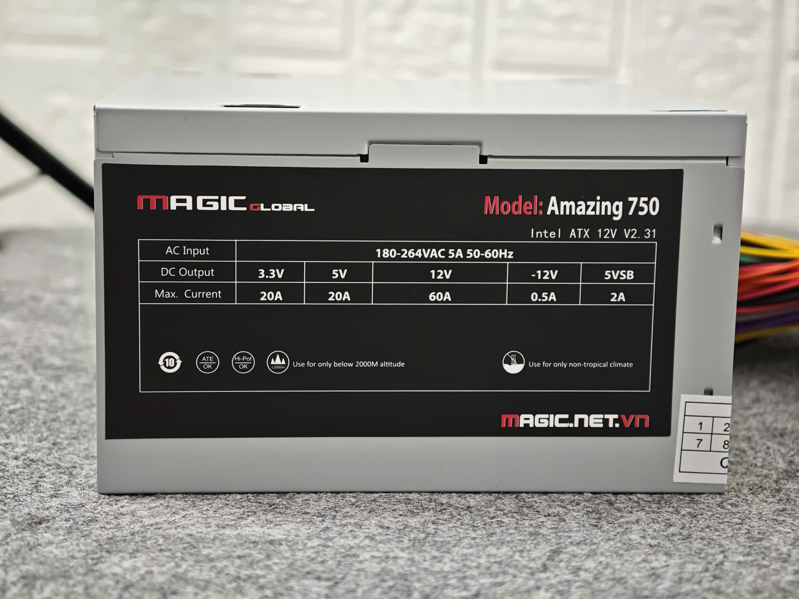 BỘ NGUỒN MÁY TÍNH MAGIC MODEL MG-AMAZING 750 230W