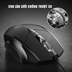 Chuột gaming inphic W1S black | Tấn Phát AD