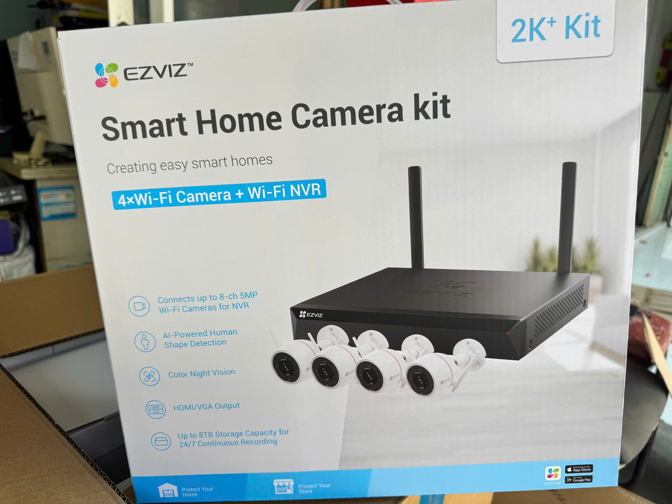 Bộ Camera WiFi EZVIZ CS-BW3844