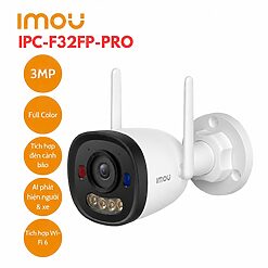 Camera Wifi Ngoài Trời Full Color 3MP IMOU IPC-F32FP-PRO – Quan Sát Có Màu Ban Đêm, WiFi 6 Ổn Định, Chống Nước IP67