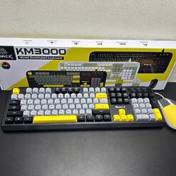 Bộ phím chuột Sorex KM3000 X Grey vàng