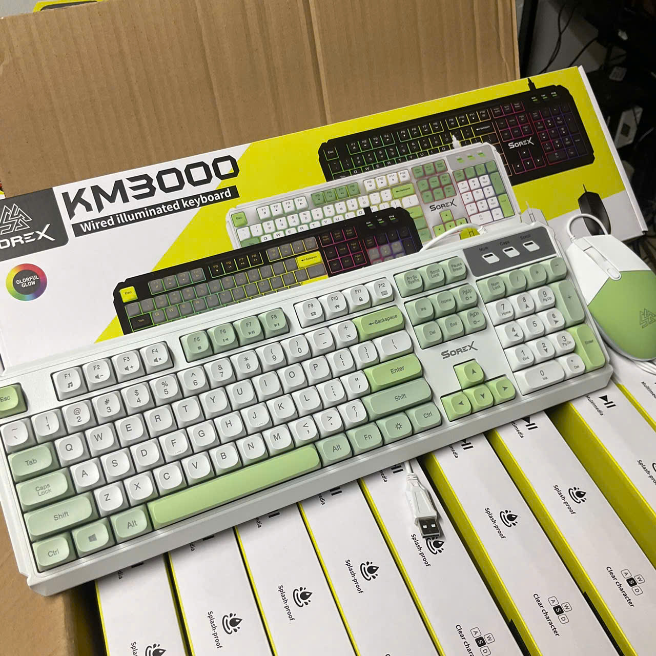 Bộ phím chuột Sorex KM3000