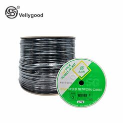 Cáp mạng ngoài trời VELLY GOOD UTP CAT6 (4P, 23AWG CCA 0.57mm, ISO/IEC 11801, UV PE/waterproof, 305m) | Tấn Phát AD