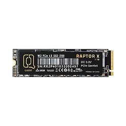 Ổ Cứng gắn trong SSD MCQUEST RAPTOR X 1TB 2.5 M.2 NVME 3.0 PCIe | Tấn Phát AD