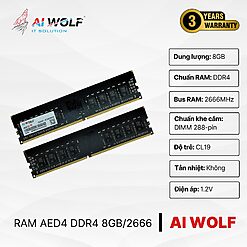 RAM PC AIWOLF AED4 DDR4 8GB/2666