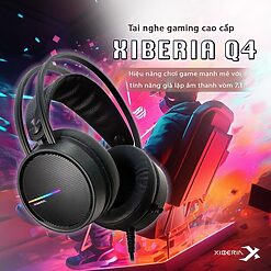 TAI PHONE XIBERIA Q4 GAMING ĐEN NEW | Tấn Phát AD