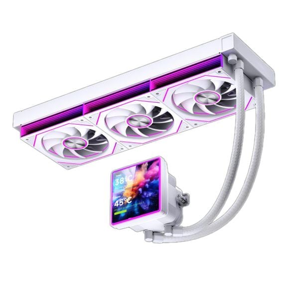 Tản Nước Leopard Pro Flow 360SE Trắng