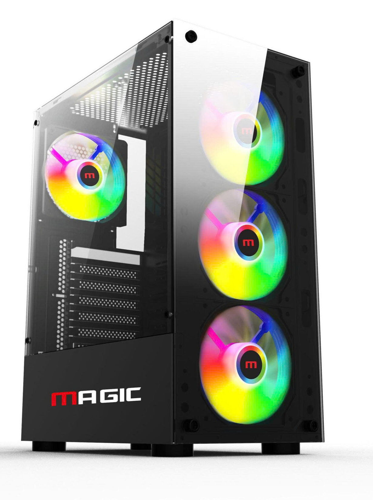 CASE MAGIC GA-03 ATX | Vỏ Case Gaming Đen, Hỗ Trợ VGA 290mm