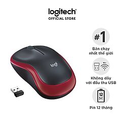 Chuột Không Dây Logitech M185 Chính Hãng – 1000 DPI, Pin 12 Tháng | Tấn Phát AD