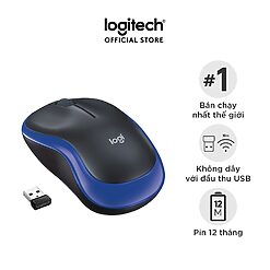 Chuột Không Dây Logitech M185 Chính Hãng – 1000 DPI, Pin 12 Tháng | Tấn Phát AD