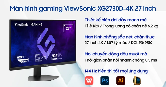Màn Hình VIEWSONIC XG2730D