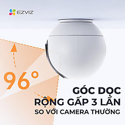 Camera EZVIZ C60p Dual Mix 2K | 2 Mắt, WiFi 6, AI Tracking | Tấn Phát AD