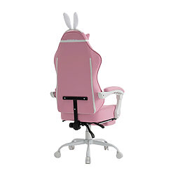Ghế Gaming EDRA EGC238 Rabbit | Trắng Hồng, Ngả 155°, Tải 120kg | Tấn Phát AD