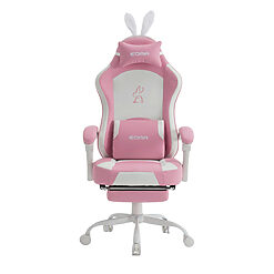 Ghế Gaming EDRA EGC238 Rabbit | Trắng Hồng